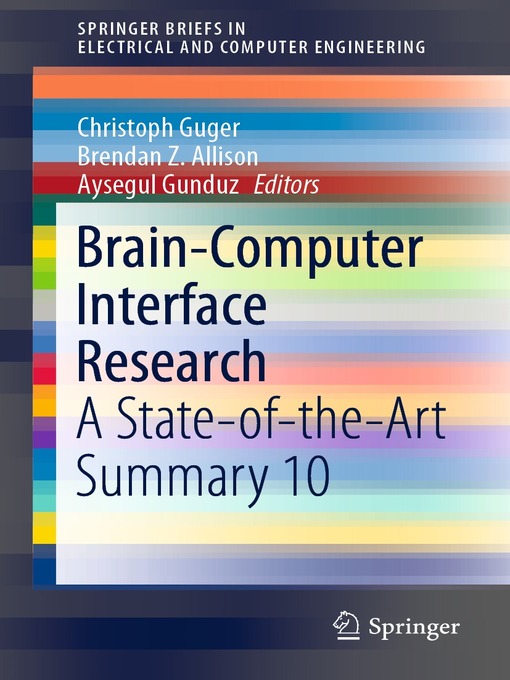 Title details for Brain-Computer Interface Research by Christoph Guger - Available